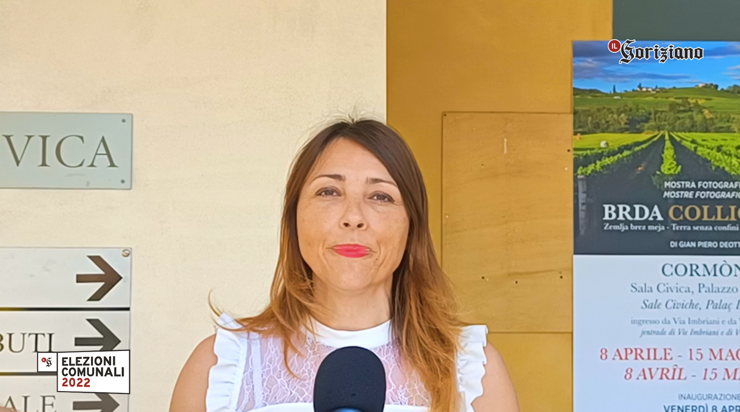 Immagine per VIDEO/Elezioni a Cormons, Elena Gasparin punta su servizi e piste ciclabili